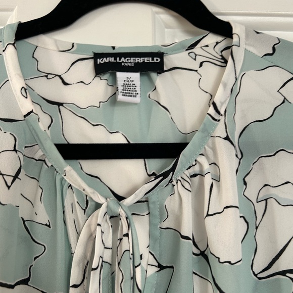 Karl Lagerfeld Floral Blouse - Picture 3 of 6